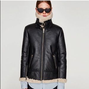 Zara Aviator Jacket Perfect for Fall/ Winter